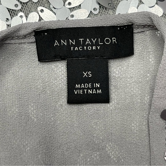 Ann Taylor Shimmery Top size XS - Picture 6 of 10